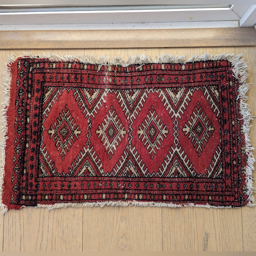 Vintage Handmade Turkish Rug